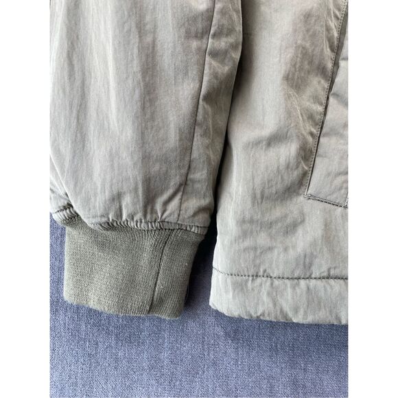 Bleecker and Broad Bomber Jacket Mens L Green Zip Up Lightweight Casual Fall - Picture 2 of 8
